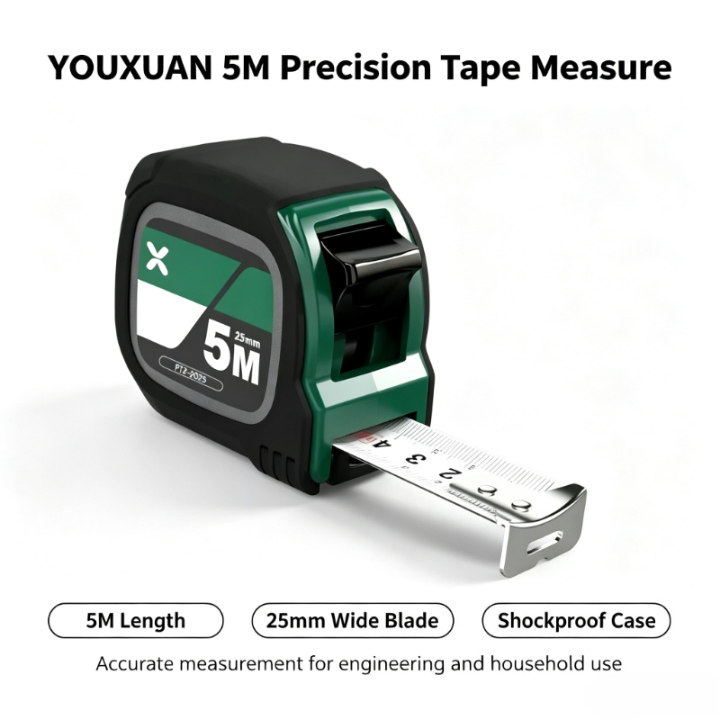Stanley Tape 25Ft - YOUXUAN Cinta métrica de 5M, regla