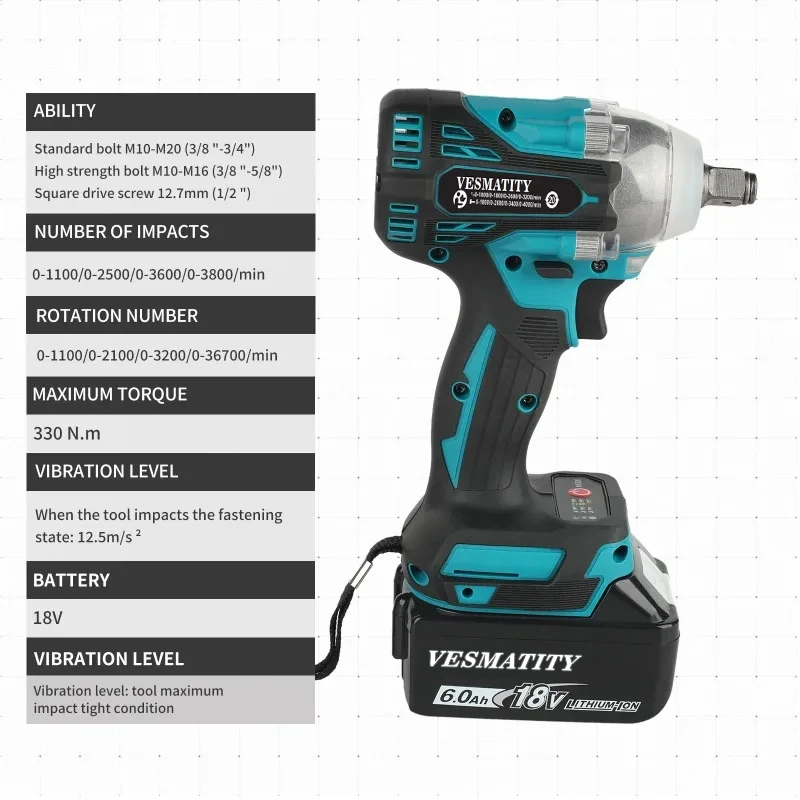 Destornillador eléctrico inalá - Makita Drill Dtw300 reseña y precio