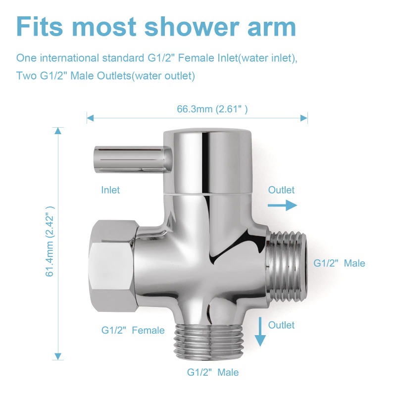 Válvula desviadora de cabezal  - Shower Valve Cartridge reseña y precio